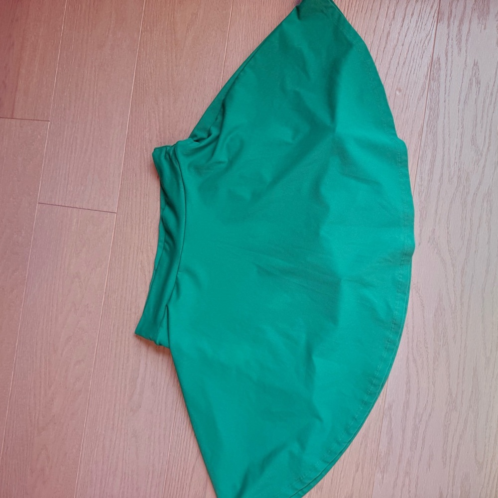 Fabletics Green Skater Skirt